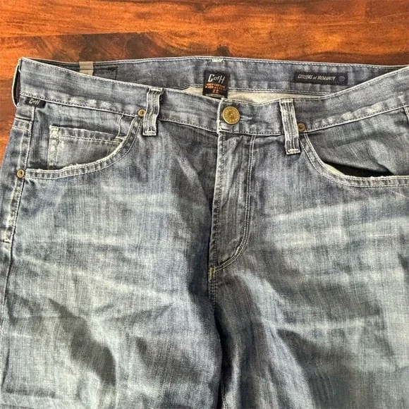 Citizens of Humanity Sid Straight Leg Jeans Blue Mens 33 Made in USA Denim - Picture 2 of 13